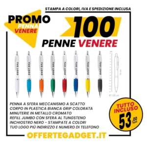 100 penne personalizzate